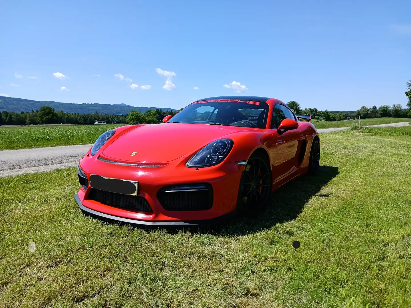 Porsche Cayman GT4, Clubsport, Chrono, approved, unfallfrei. Rot - 1