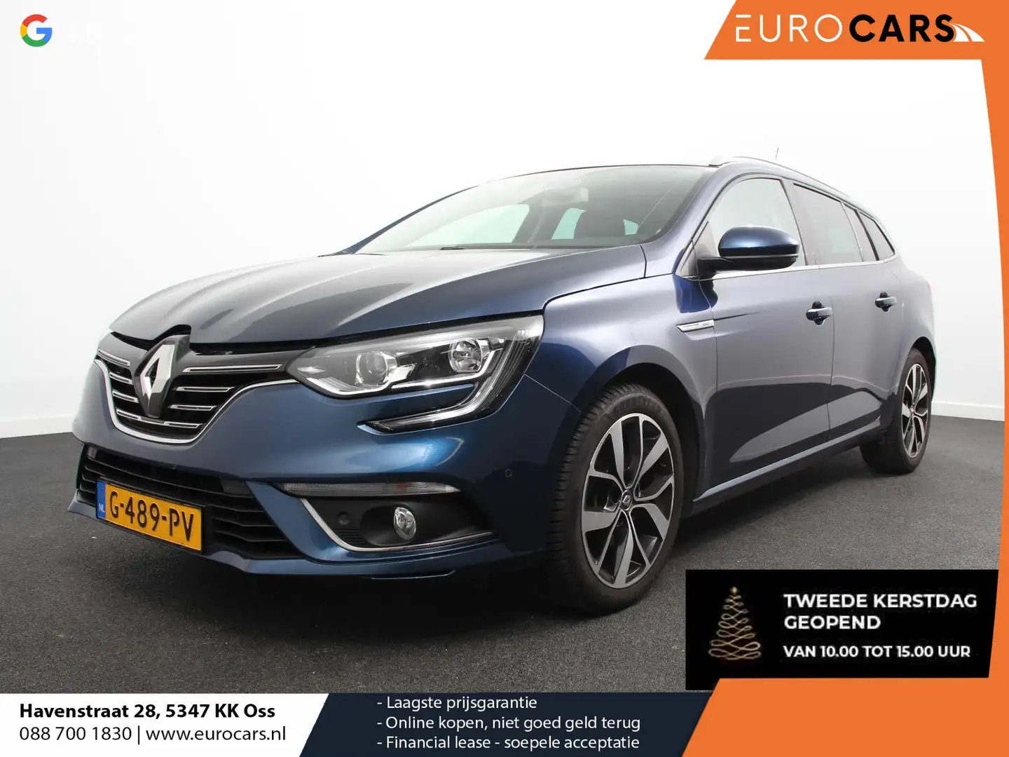 Renault Megane Estate 1.3 TCe 163pk GT-Line | Panorama dak | Navi Bleu - 1