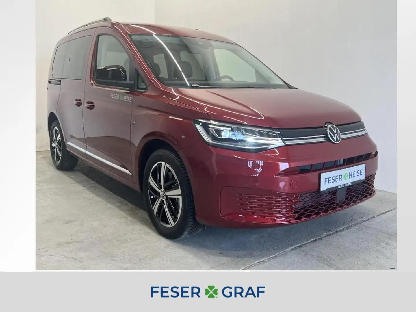 Volkswagen Caddy LED,DSG,NAVI,STANDHZG,LIGHT ASSIST,KEYLESS Rot - 1
