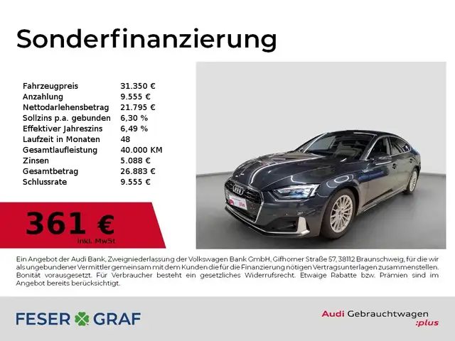 2024 Audi A5 in Grey for sale