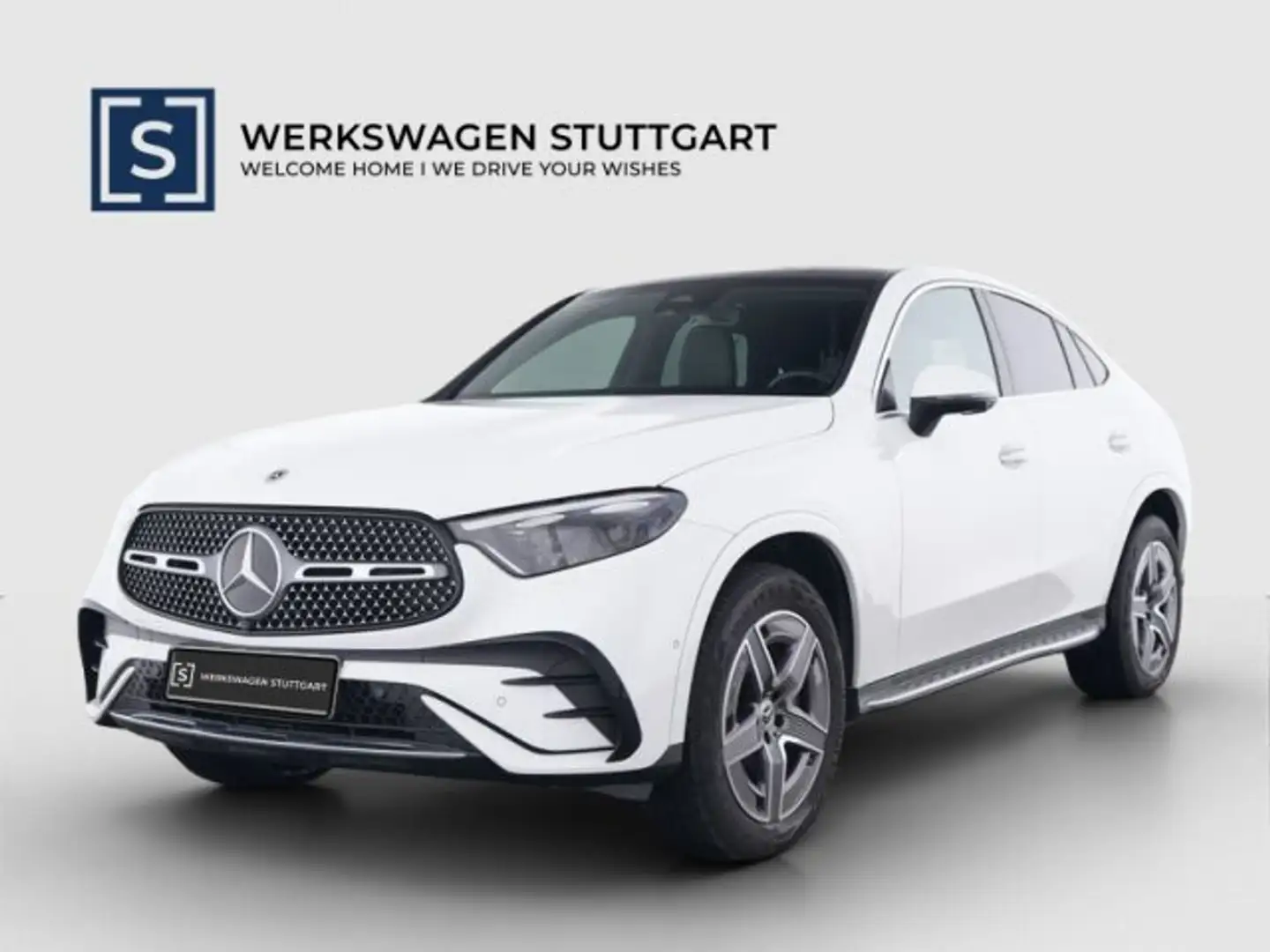 Mercedes-Benz GLC 450 GLC 450 d 4M AMG Airmatic HA-Lenkung Pano HuD Weiß - 1