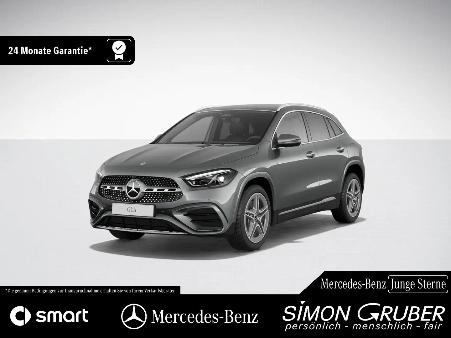 Mercedes-Benz GLA 250 4M AMG Multibeam KeylessGo Kamera AHK Grau - 1