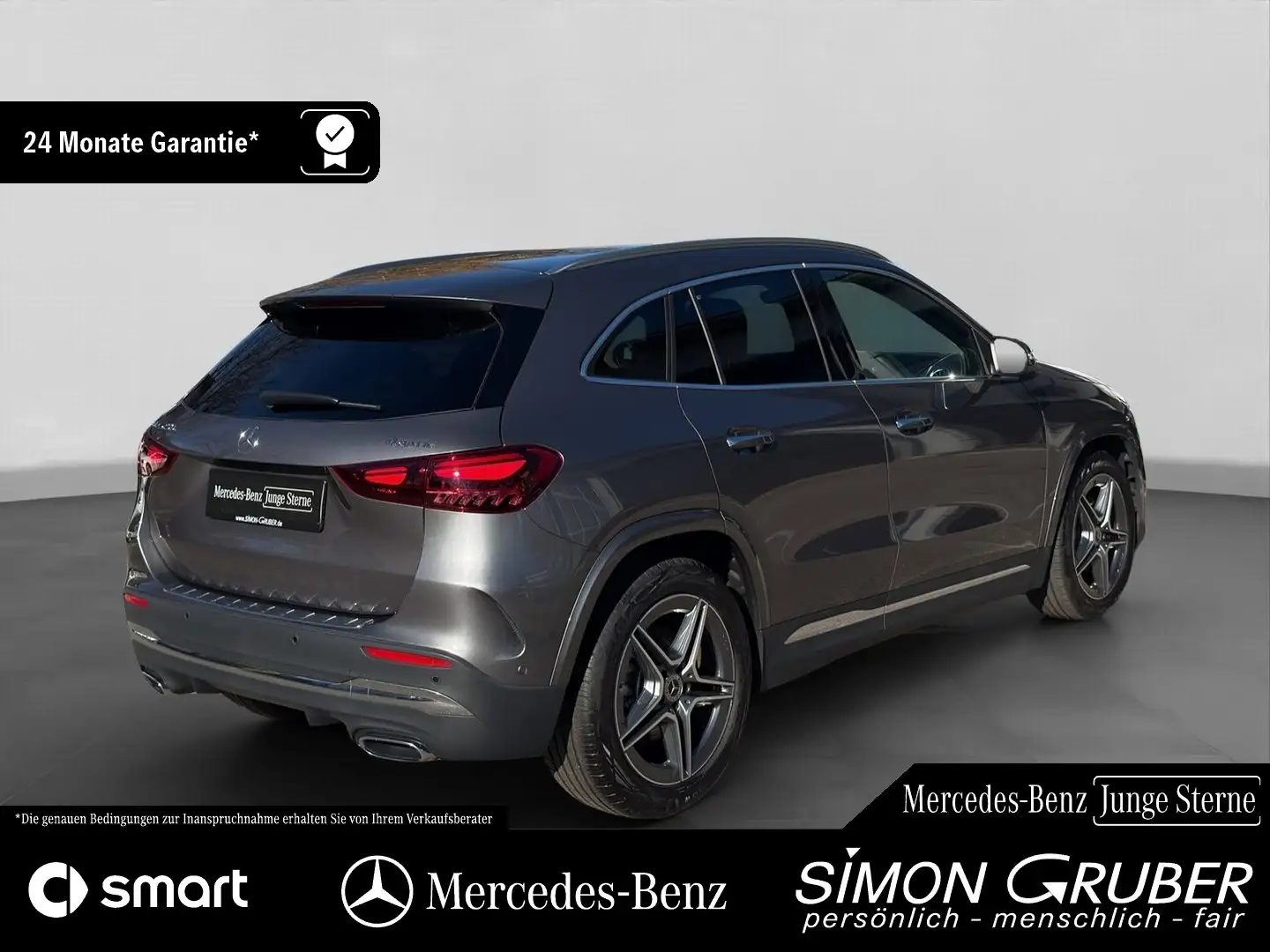 Mercedes-Benz GLA 250 4M AMG Multibeam KeylessGo Kamera AHK Grau - 2