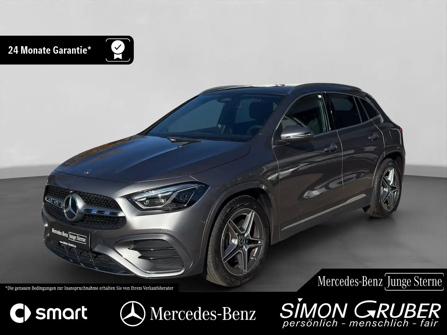 Mercedes-Benz GLA 250 4M AMG Multibeam KeylessGo Kamera AHK Grau - 1
