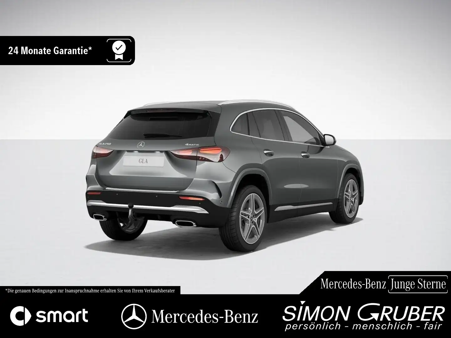 Mercedes-Benz GLA 250 4M AMG Multibeam KeylessGo Kamera AHK Grau - 2