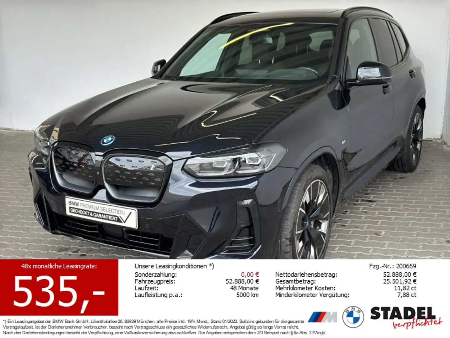BMW iX3 M Sport Navi.LED.Gestik.360°.AHK.HarmKard Černá - 1