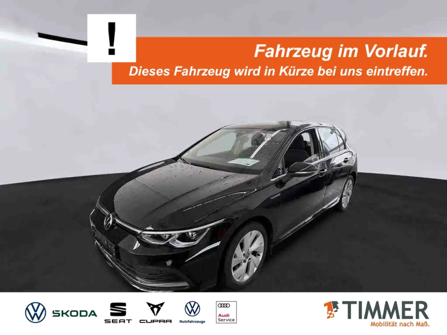 Volkswagen Golf VIII 1.5 TSI STYLE +LED +ACC +VIRTUAL +NAVI +SHZ Schwarz - 1