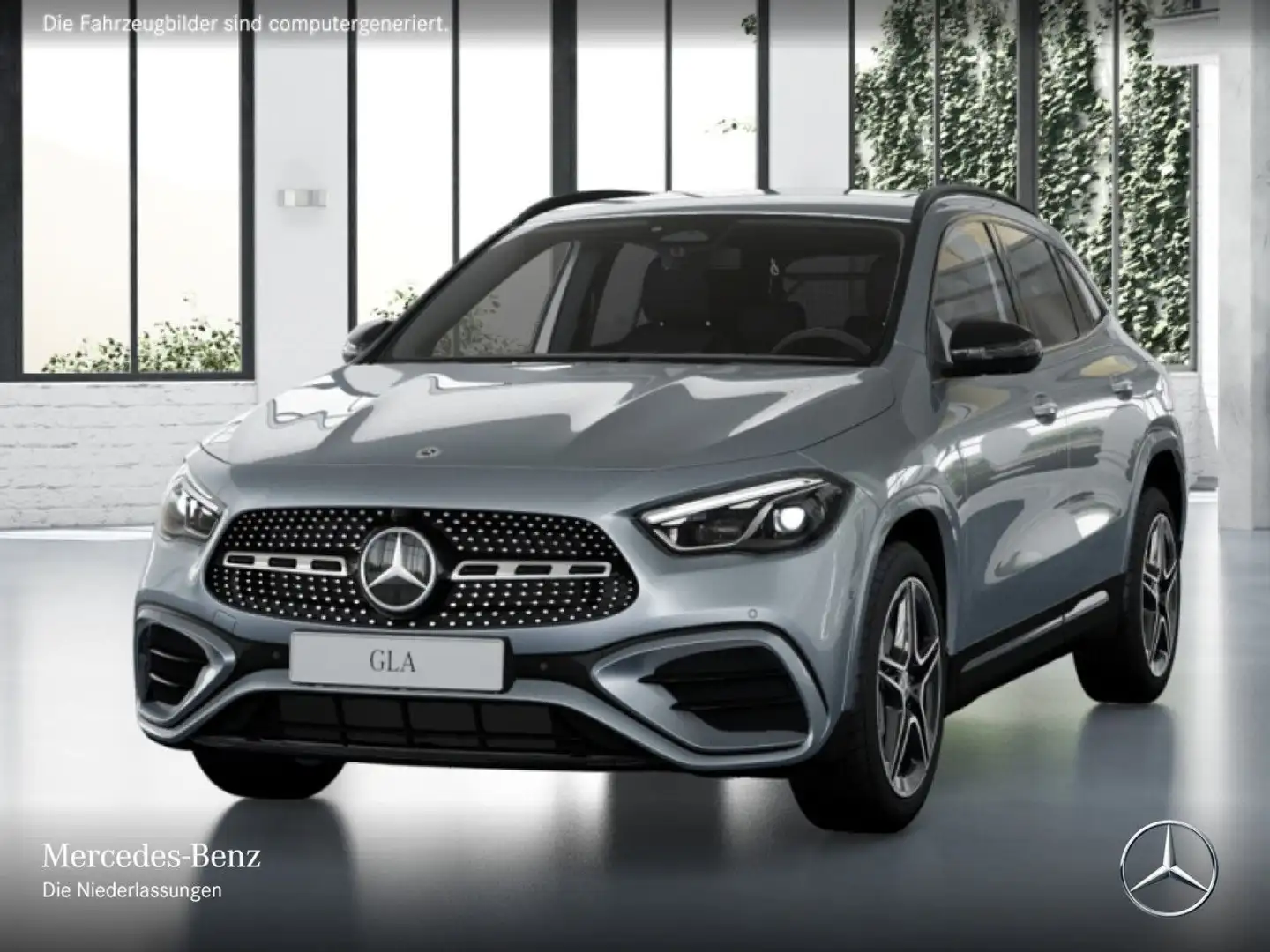 Mercedes-Benz GLA 200 AMG+NIGHT+360°+MULTIBEAM+19"+TOTW+KEYLESS Silber - 2