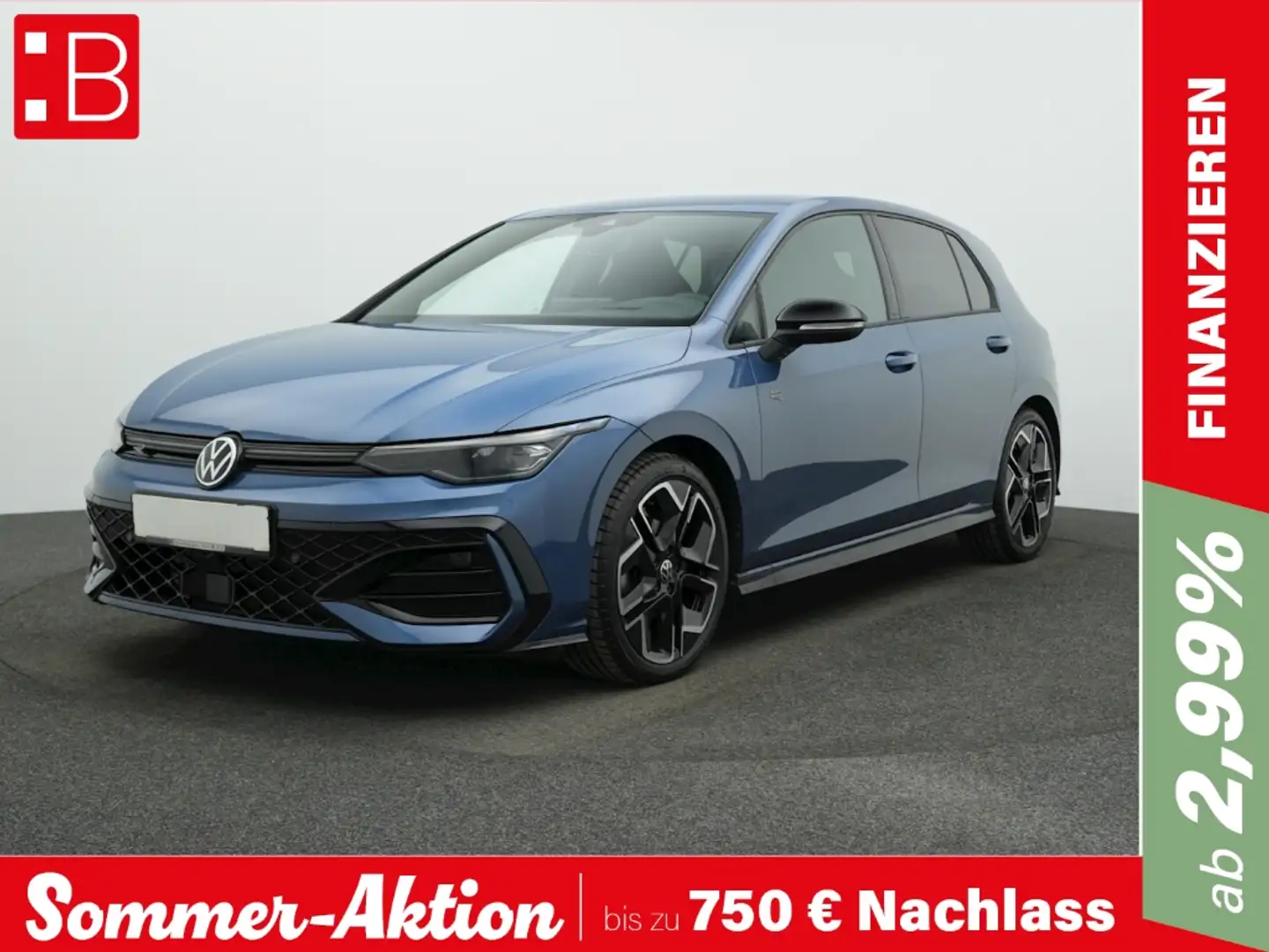 Volkswagen Golf 8 2.0 TDI DSG R-Line Black Style MATRIX-LED ACC PA Blau - 1