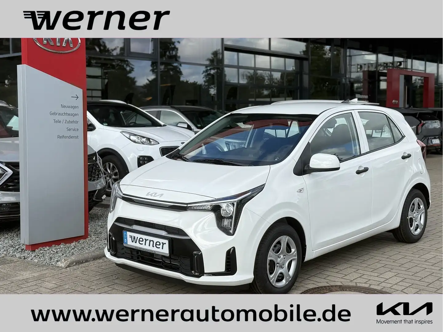Kia Picanto 1.0 Edition 7 Navigation Weiß - 1