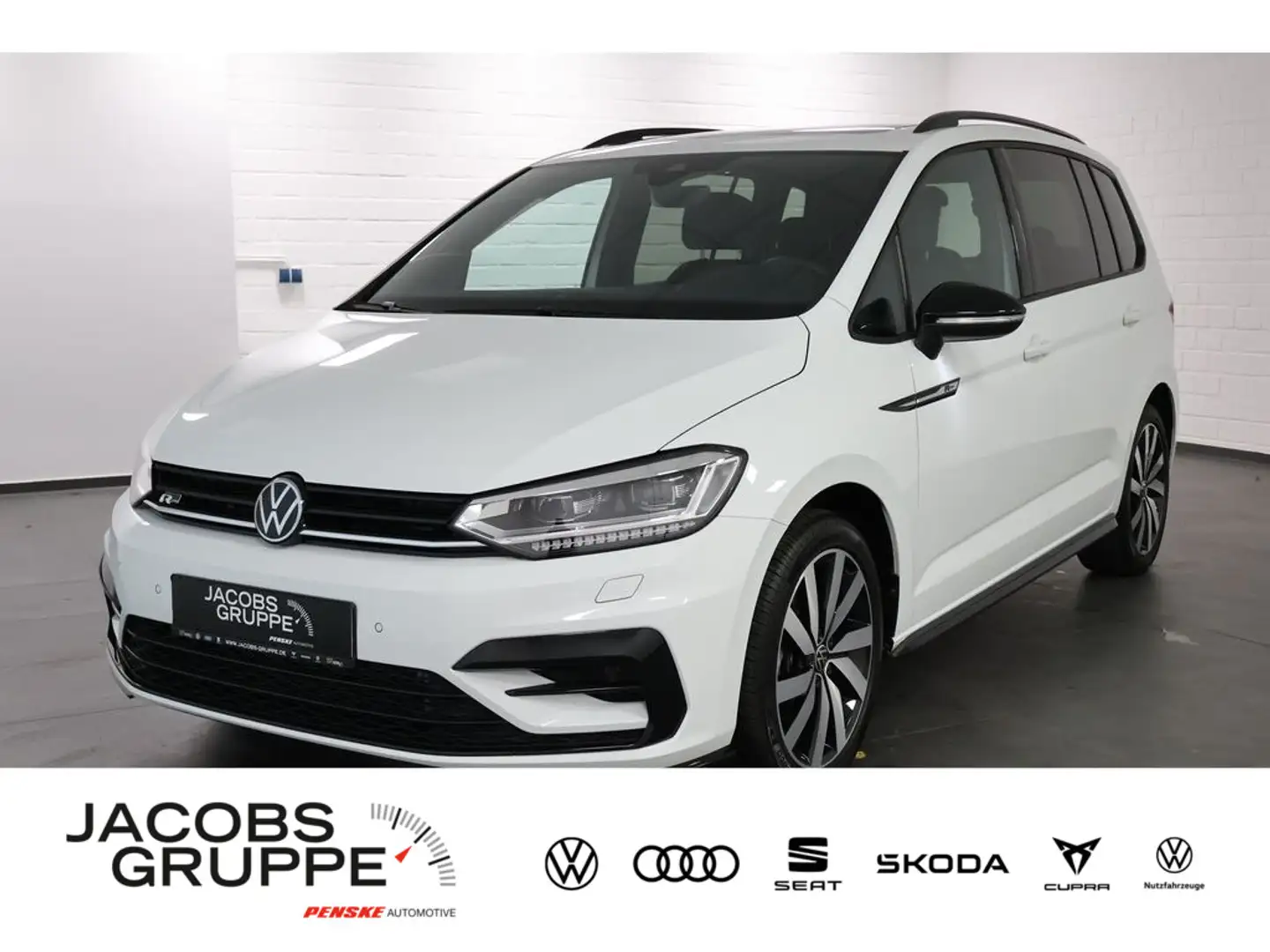 Volkswagen Touran 1.5 TSI R-Line "Black Style" DSG,Navi, Weiß - 1