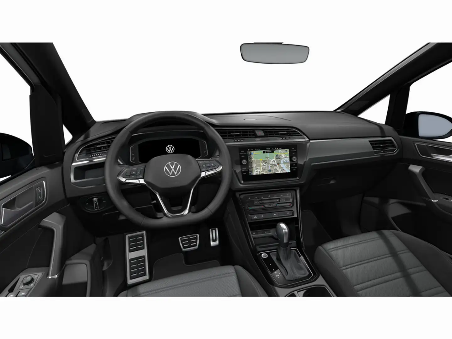 Volkswagen Touran 1.5 TSI R-Line "Black Style" DSG,Navi, Weiß - 2