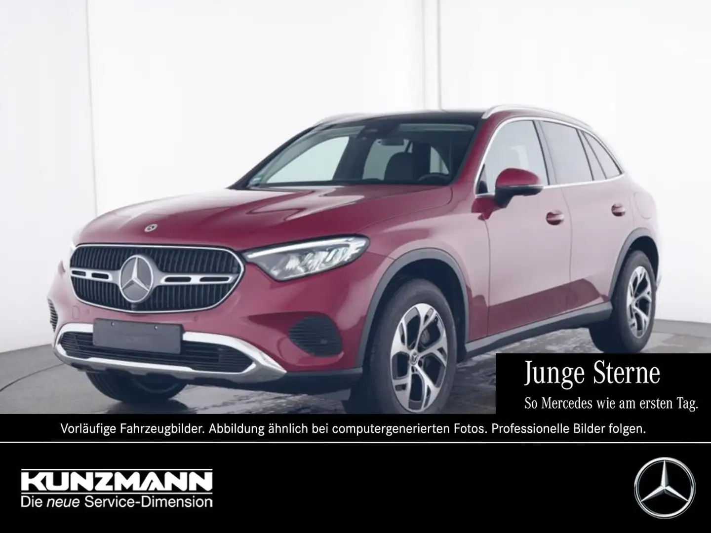 Mercedes-Benz GLC 300 e 4M Avantgarde Panorama Memory EasyPack Rood - 1