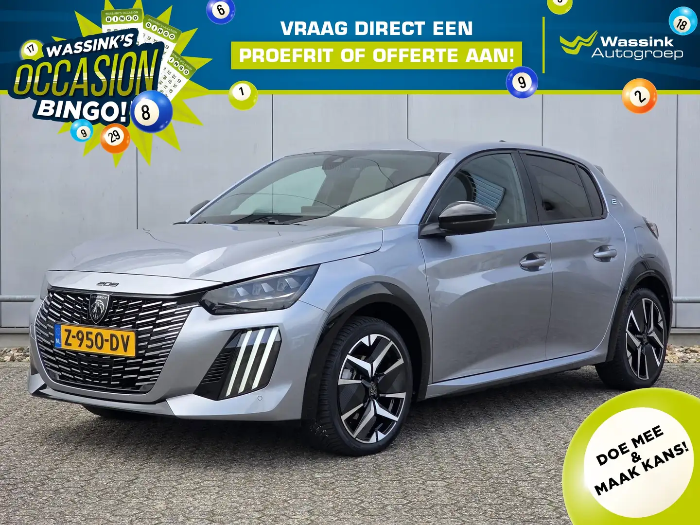 Peugeot e-208 51kWh 156pk GT | Alcantara | Navigatie | Parkeerca Gris - 1