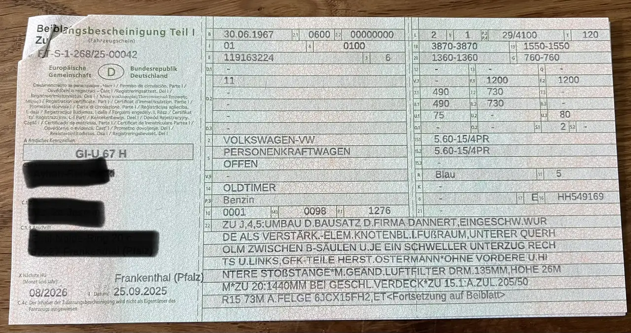 Volkswagen Käfer, foto 8
