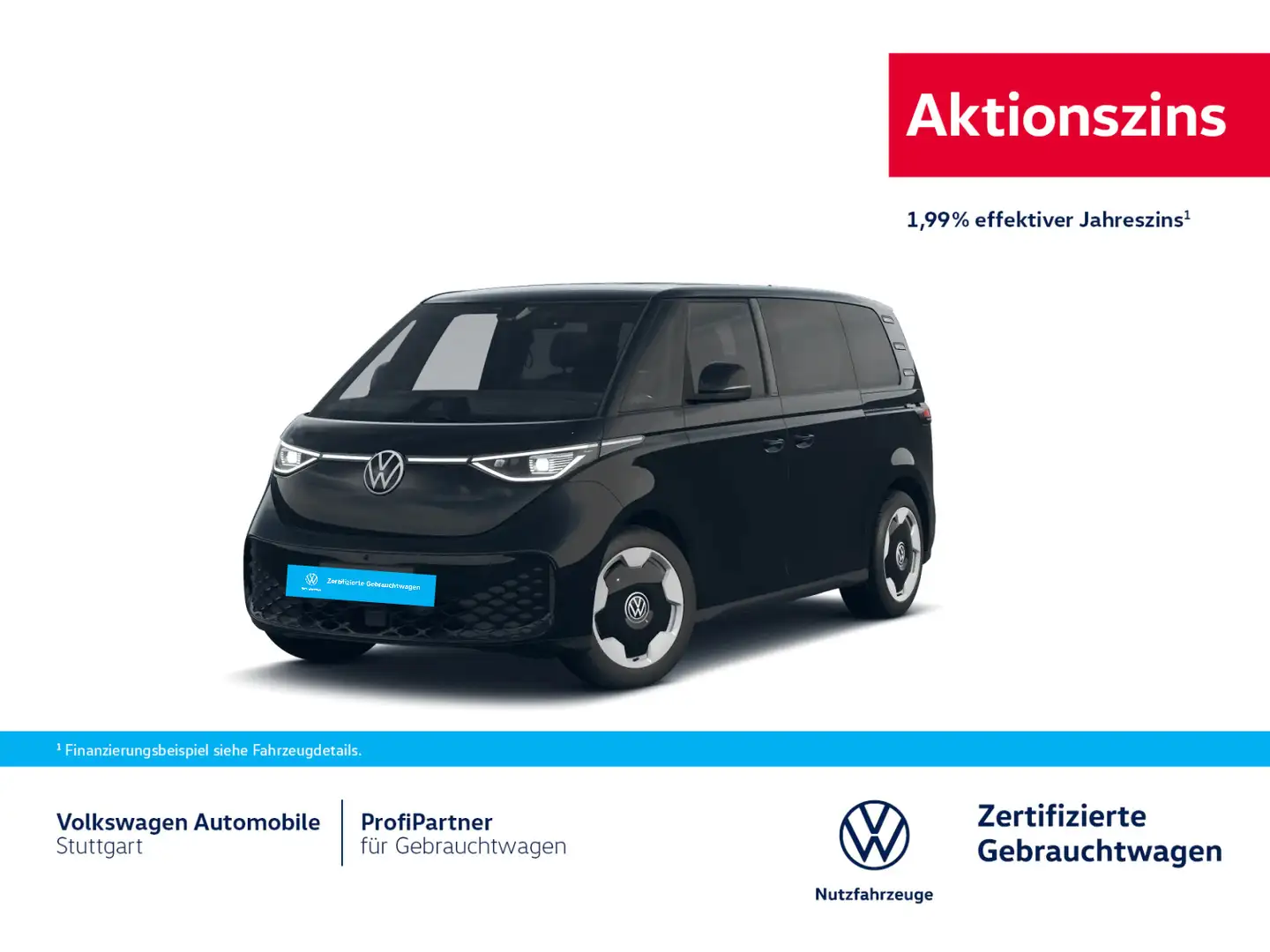 Volkswagen ID. Buzz ID.Buzz  NWB Pro KR 210 KW IQ.LIGHT LED-Matrix Schwarz - 1