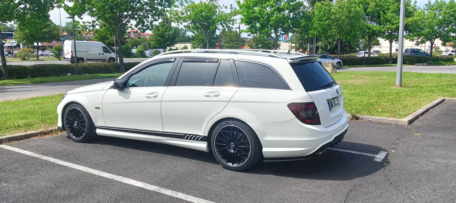 Mercedes-Benz C 220 Classe C Break 220 CDI pack AMG Blanc - 1