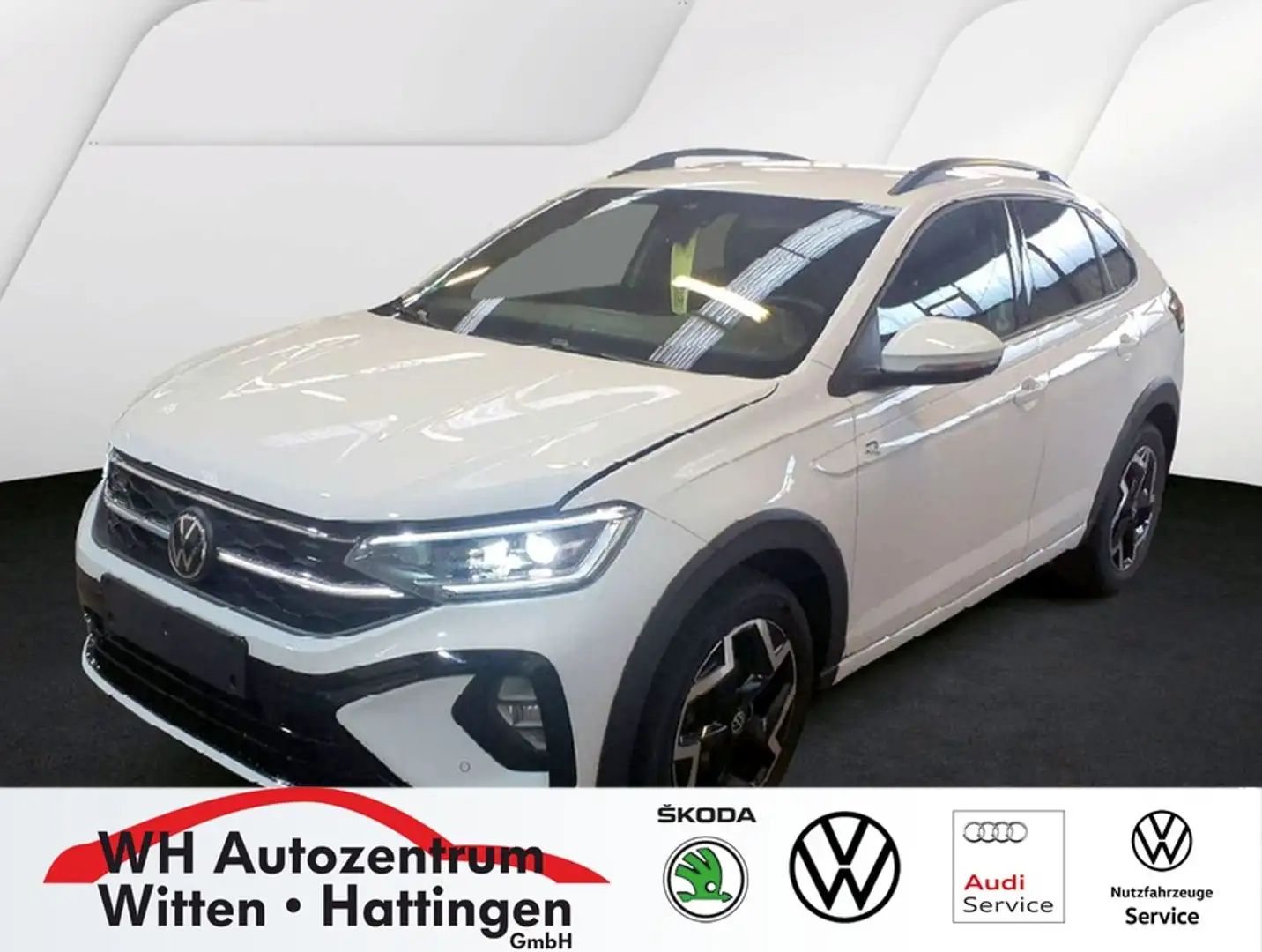 Volkswagen Taigo 1.5 TSI DSG R-Line NAVI AHK REARVIEW GJ-REIFEN ... Weiß - 1