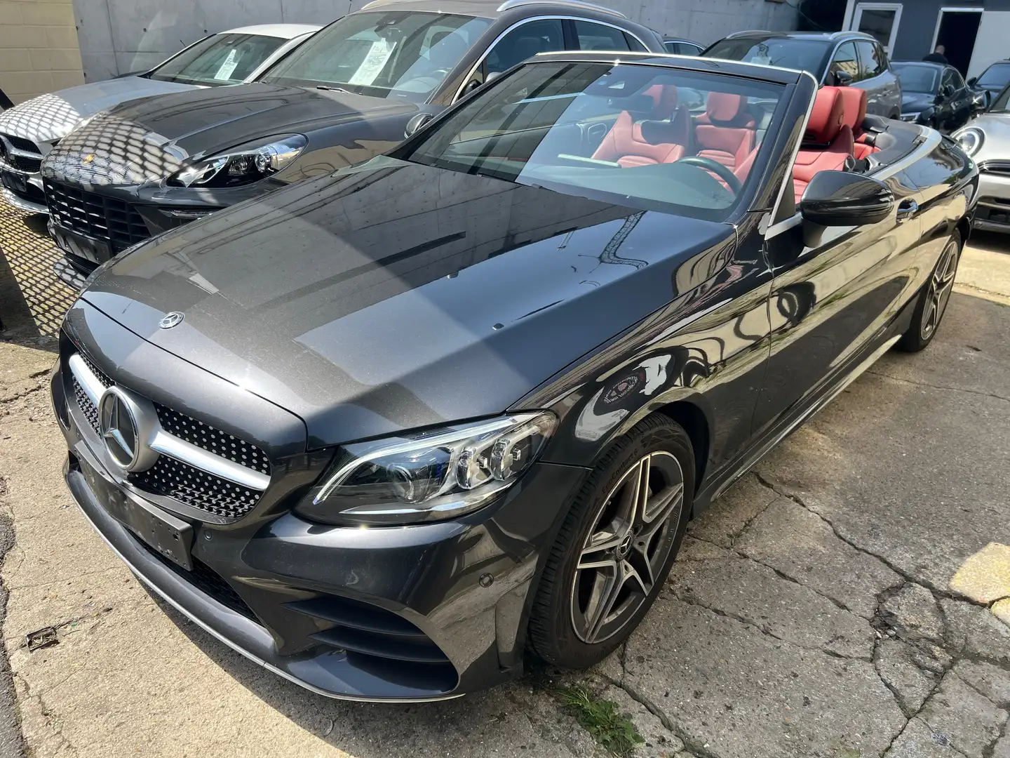 Mercedes-Benz C 200 Classe Cabriolet 9G-Tronic AMG Line Schwarz - 2