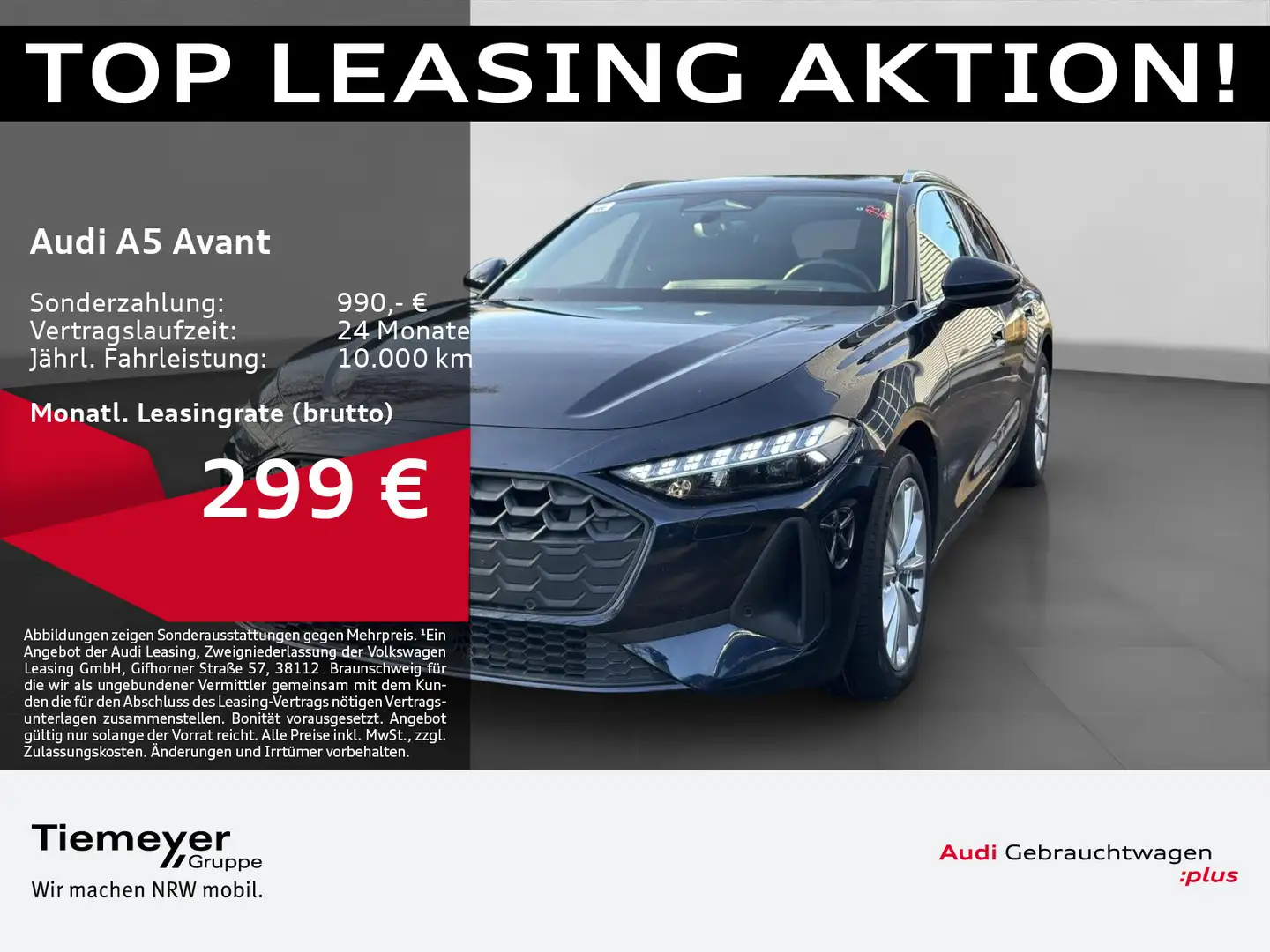 Audi A5 TDI LM18 SPORTSITZE LEDER BuO LED+ Blau - 1
