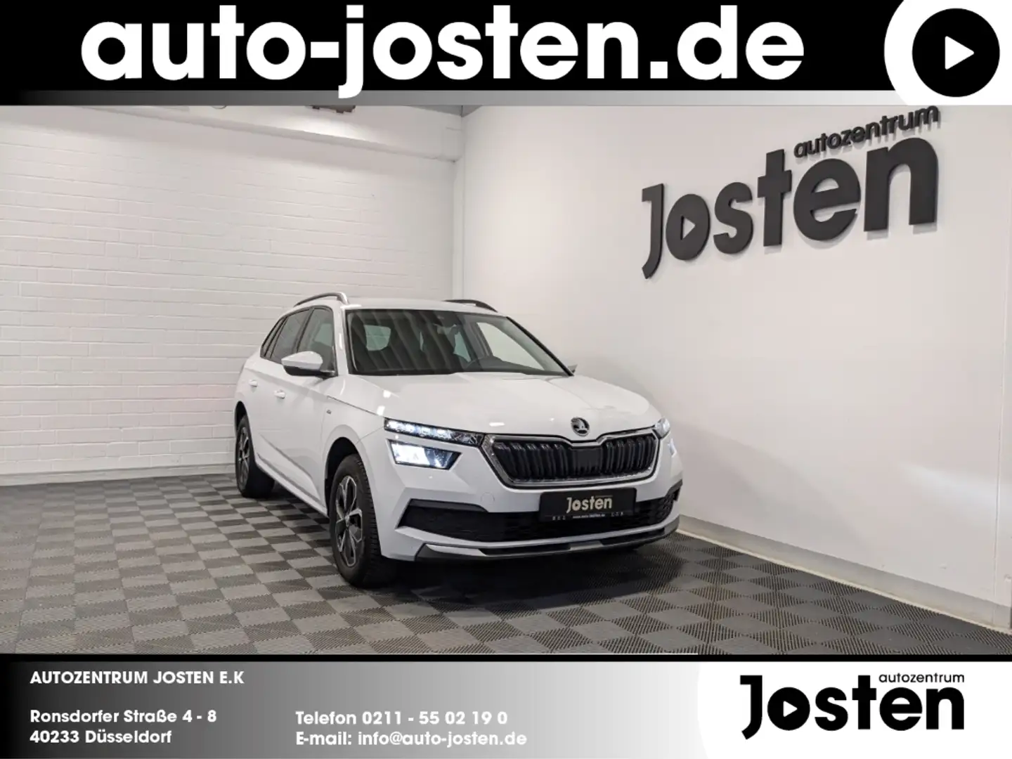 Skoda Kamiq Drive LED NAVI Tempomat DAB PDC CarPlay Blanc - 1