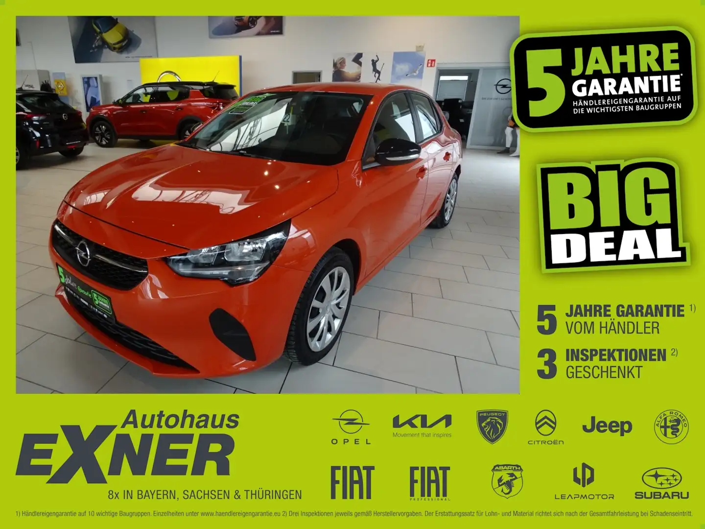 Opel Corsa 1.2 EDITION SHZ+Winterp.+SpurH Orange - 1