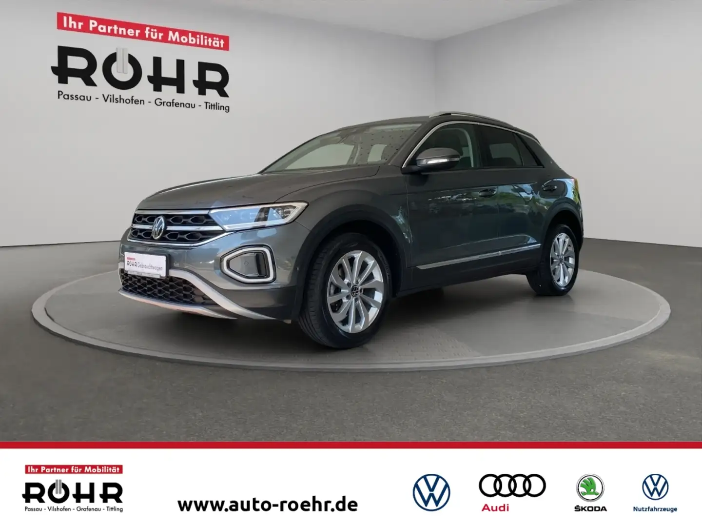Volkswagen T-Roc Style (AHK.DAB.PDC.SHZ.ACC) 1.0 TSI Grau - 1