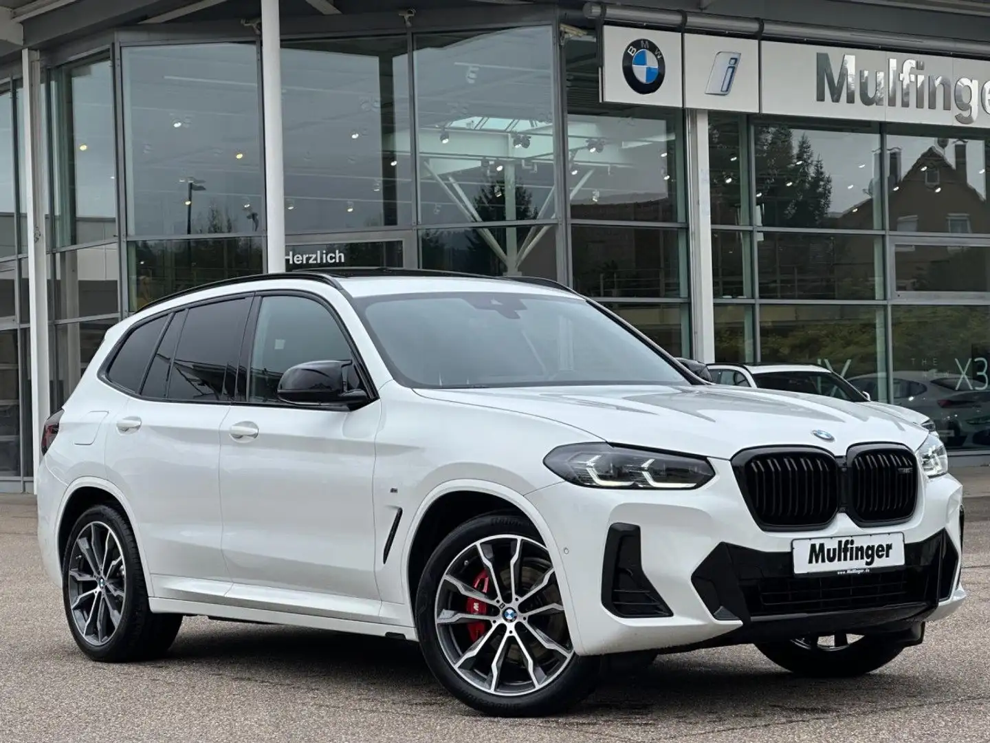 BMW X3 M 40d Leder Sitzbel.PanoD.erw-ShadowL.H/K.20" Bianco - 2