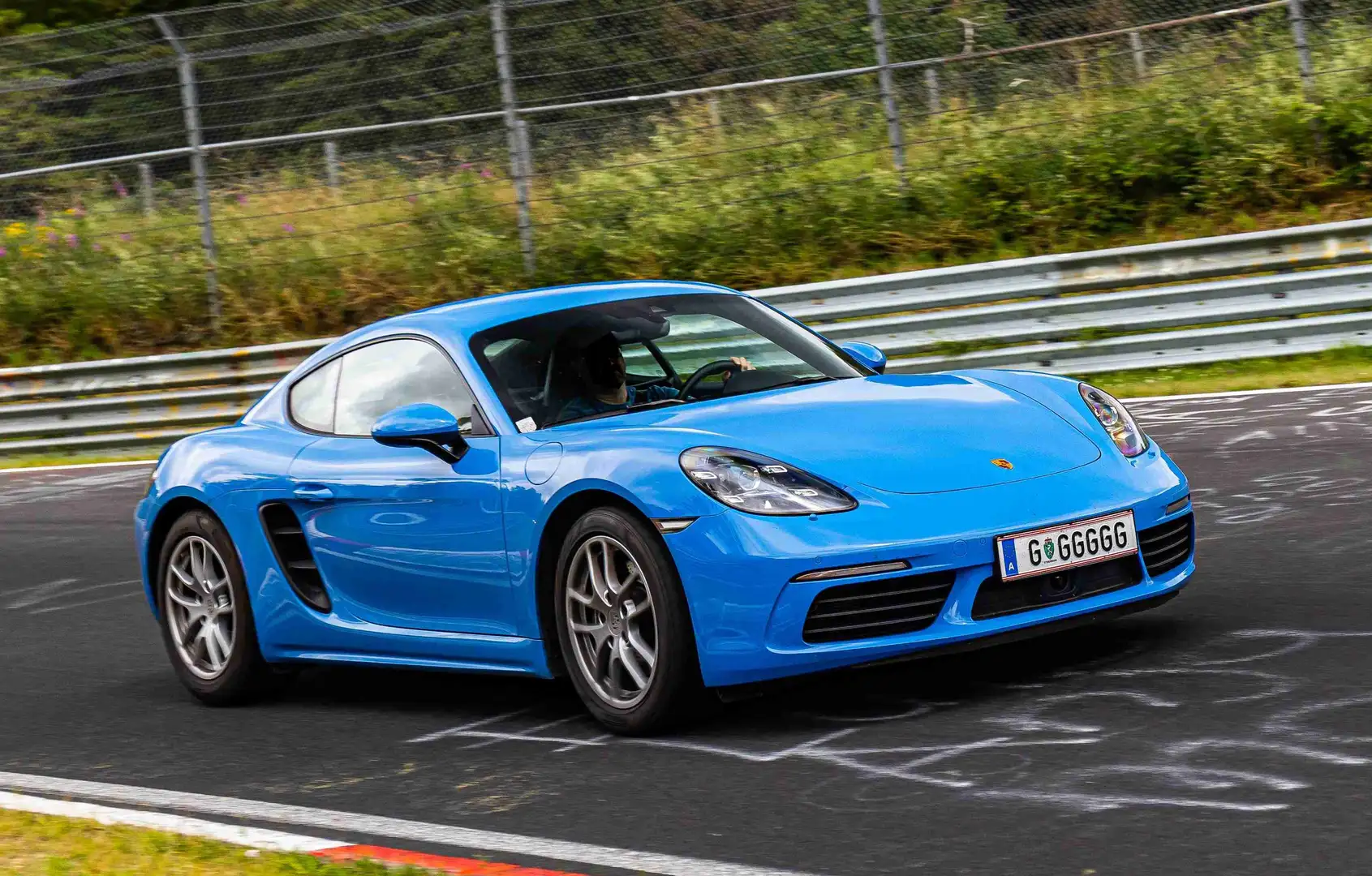Porsche 718 Cayman Blau - 1