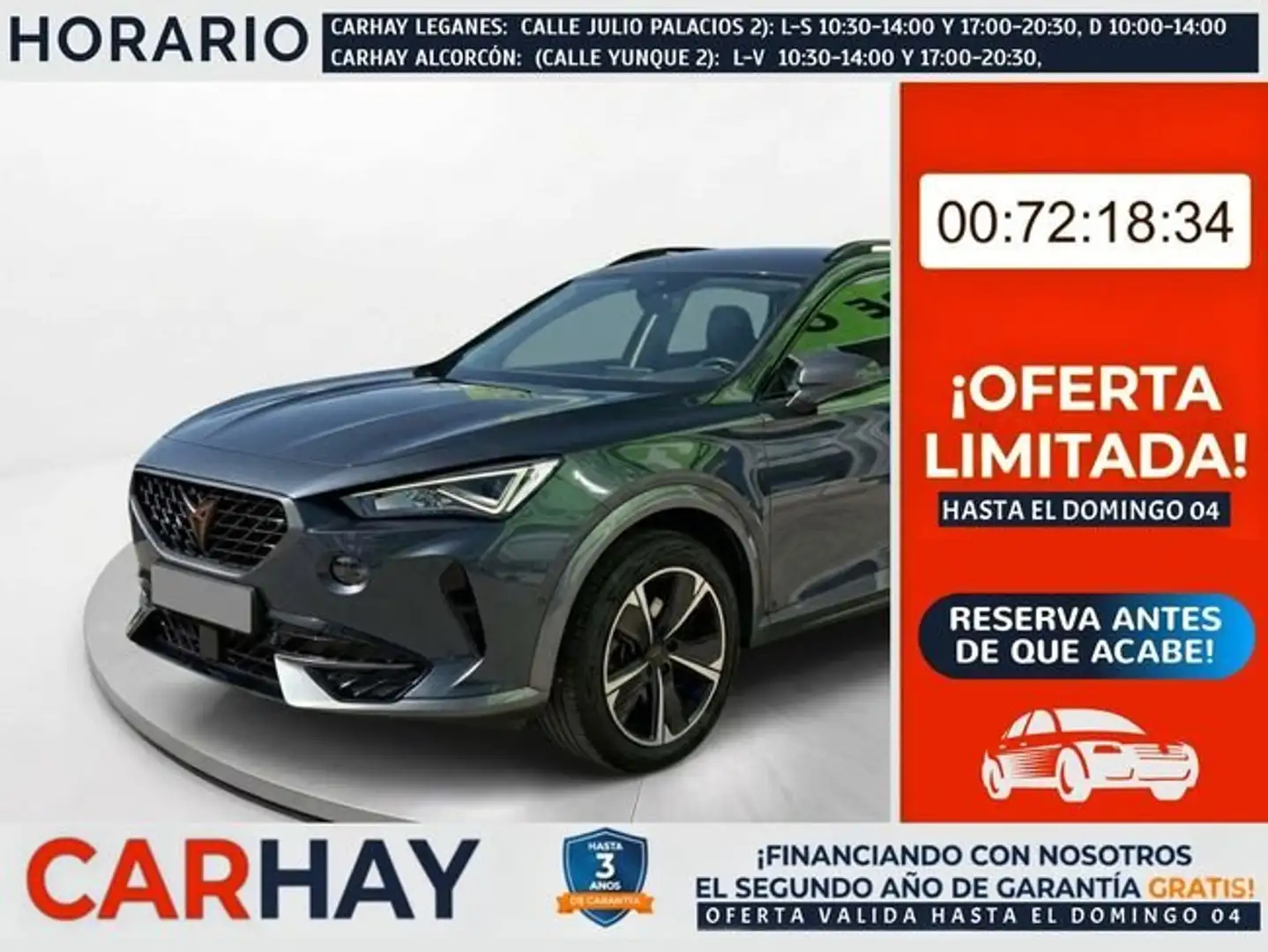 CUPRA Formentor 1.5 TSI 110kW (150 CV) Gris - 1