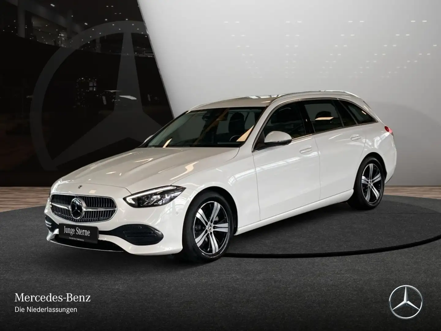 Mercedes-Benz C 180 T AVANTG+360+AHK+LED+KEYLESS+9G Weiß - 2