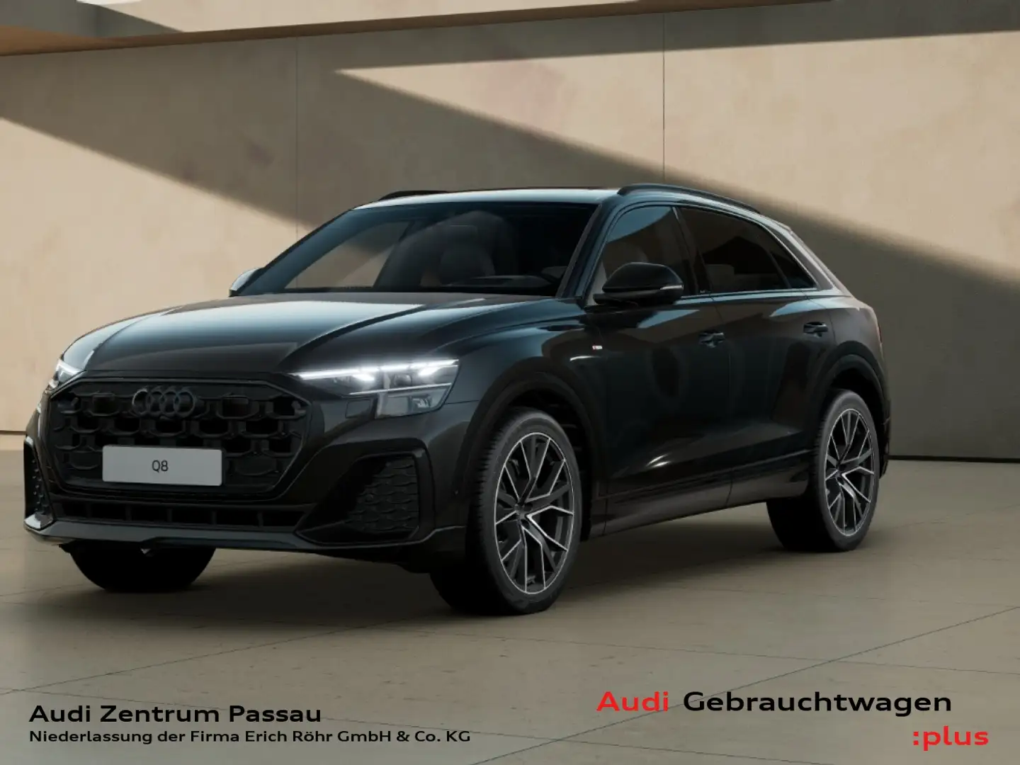 Audi Q8 50 TDI qu. MATRIX AHK PANO SOFTC. HEAD-UP 360° Schwarz - 1