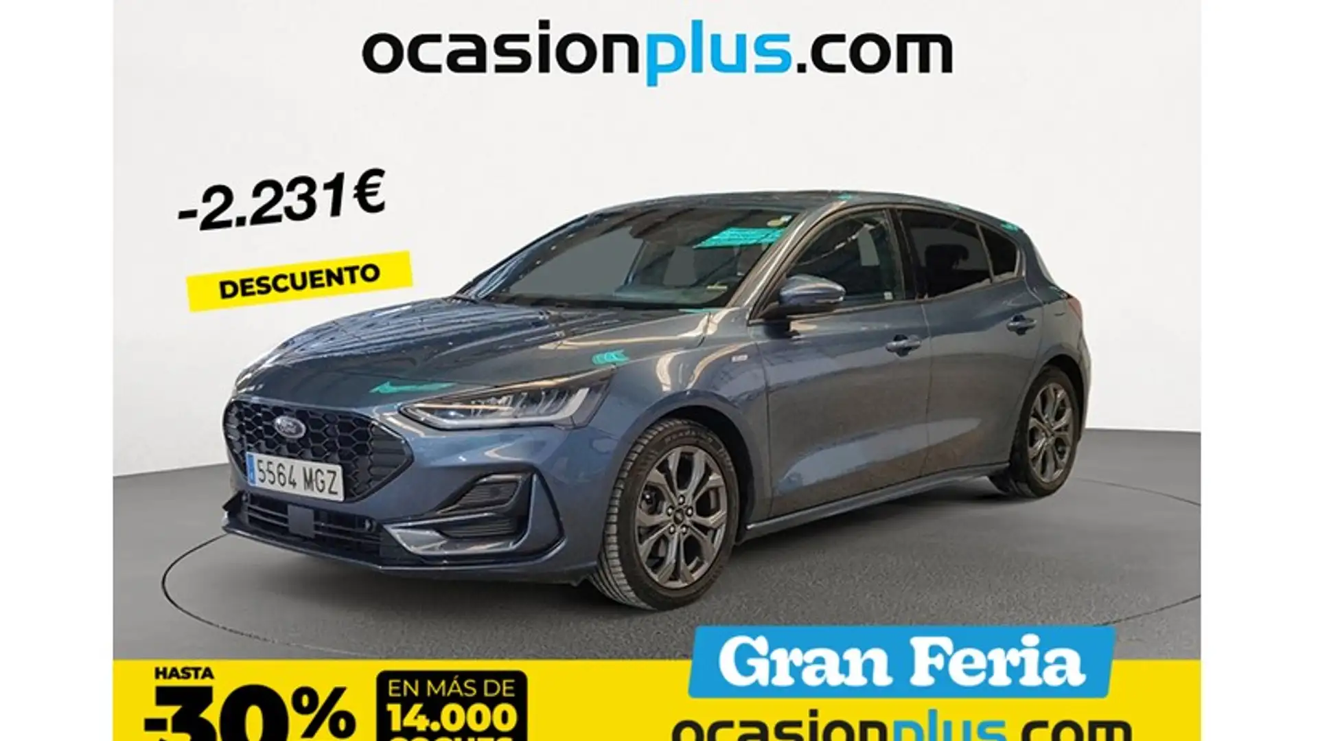 Ford Focus 1.0 Ecoboost MHEV ST-Line 155 Azul - 1