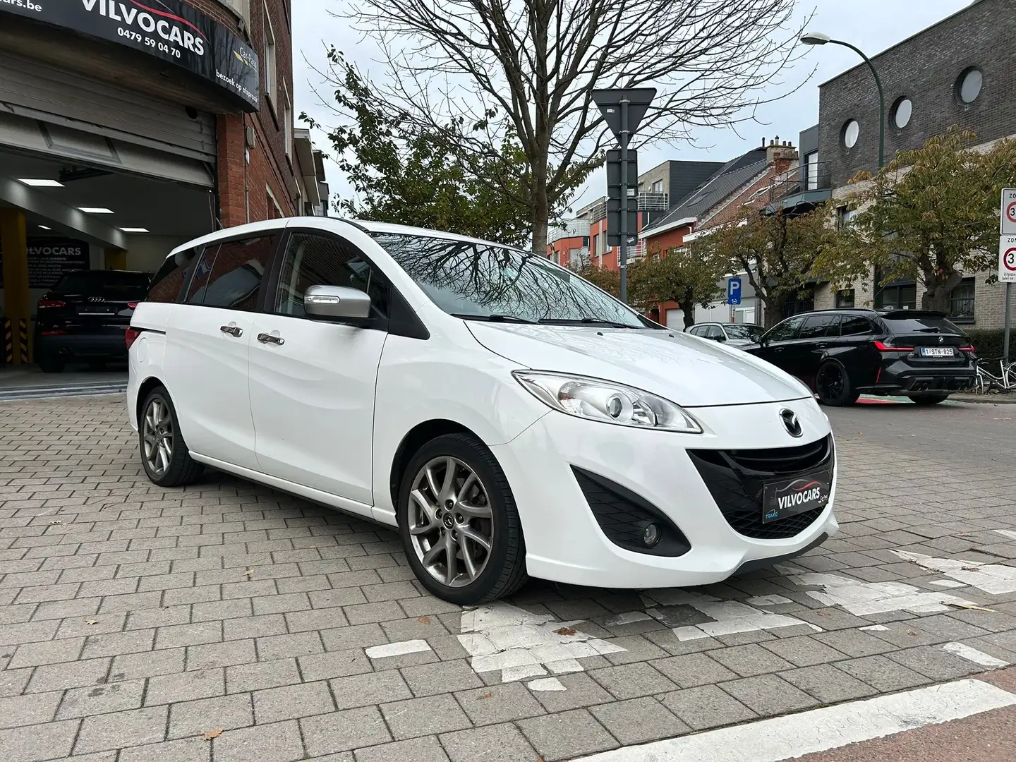 Mazda 5 1.6 CDVi 7 places TVA DÉDUCTIBLE Blanc - 2