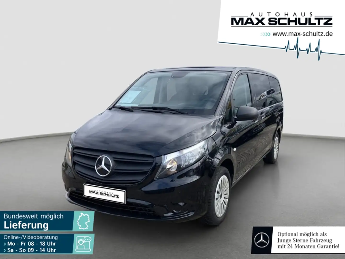 Mercedes-Benz Vito 116 CDI Tourer PRO Lang *AHK*PDC*AUT*KlimaA Noir - 1