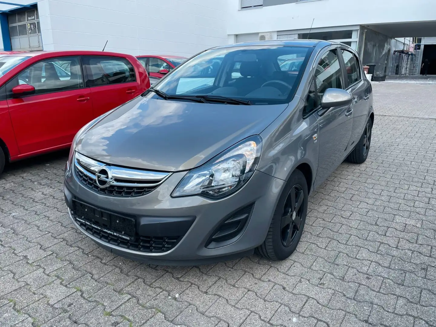 Opel Corsa D Energy*TEILLEDER*KLIMA*SITZHEIZUNG* Gris - 1