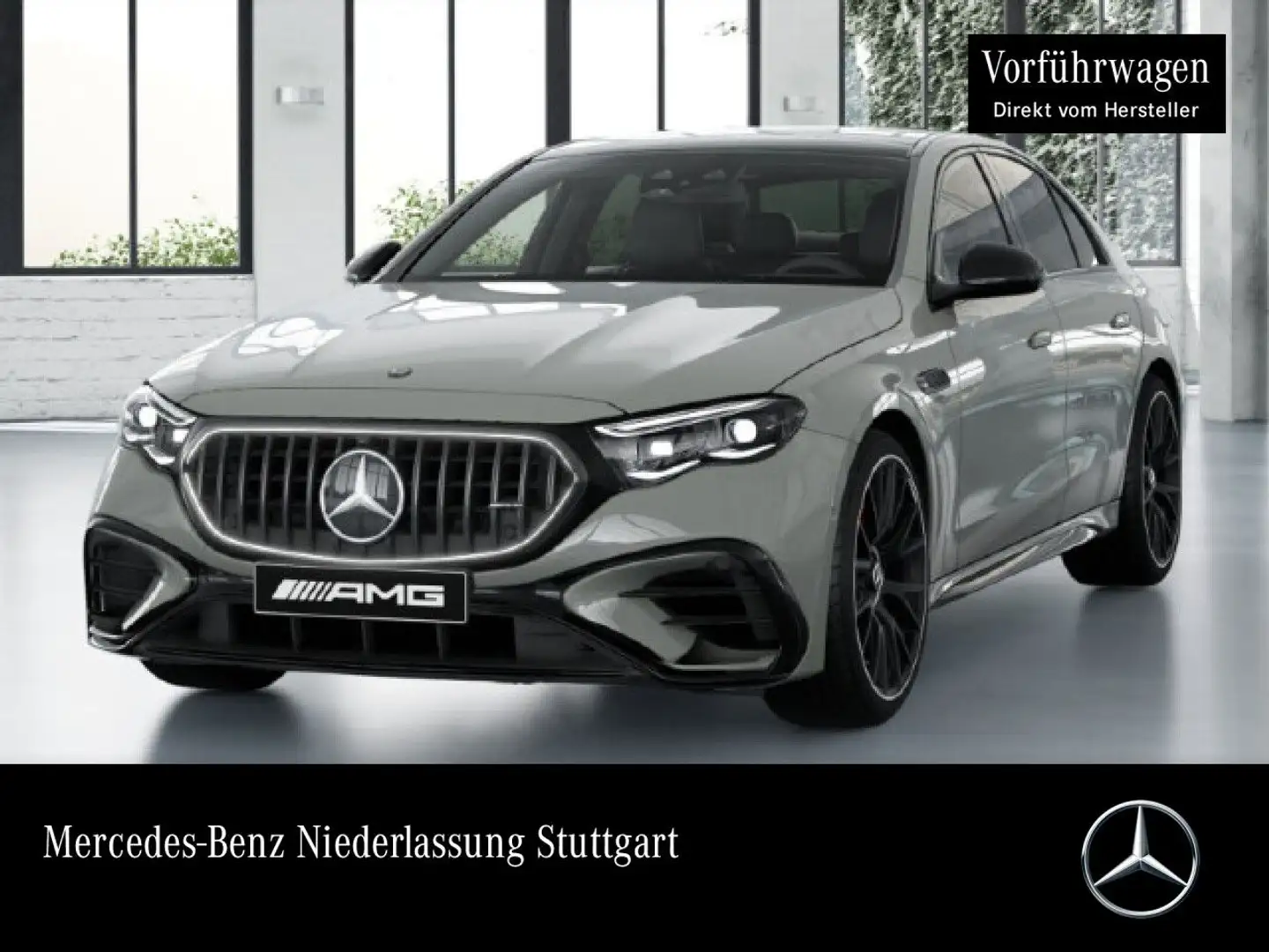 Mercedes-Benz E 53 AMG 4M Hybrid Driversp Fahrass Pano Burmester Grau - 1