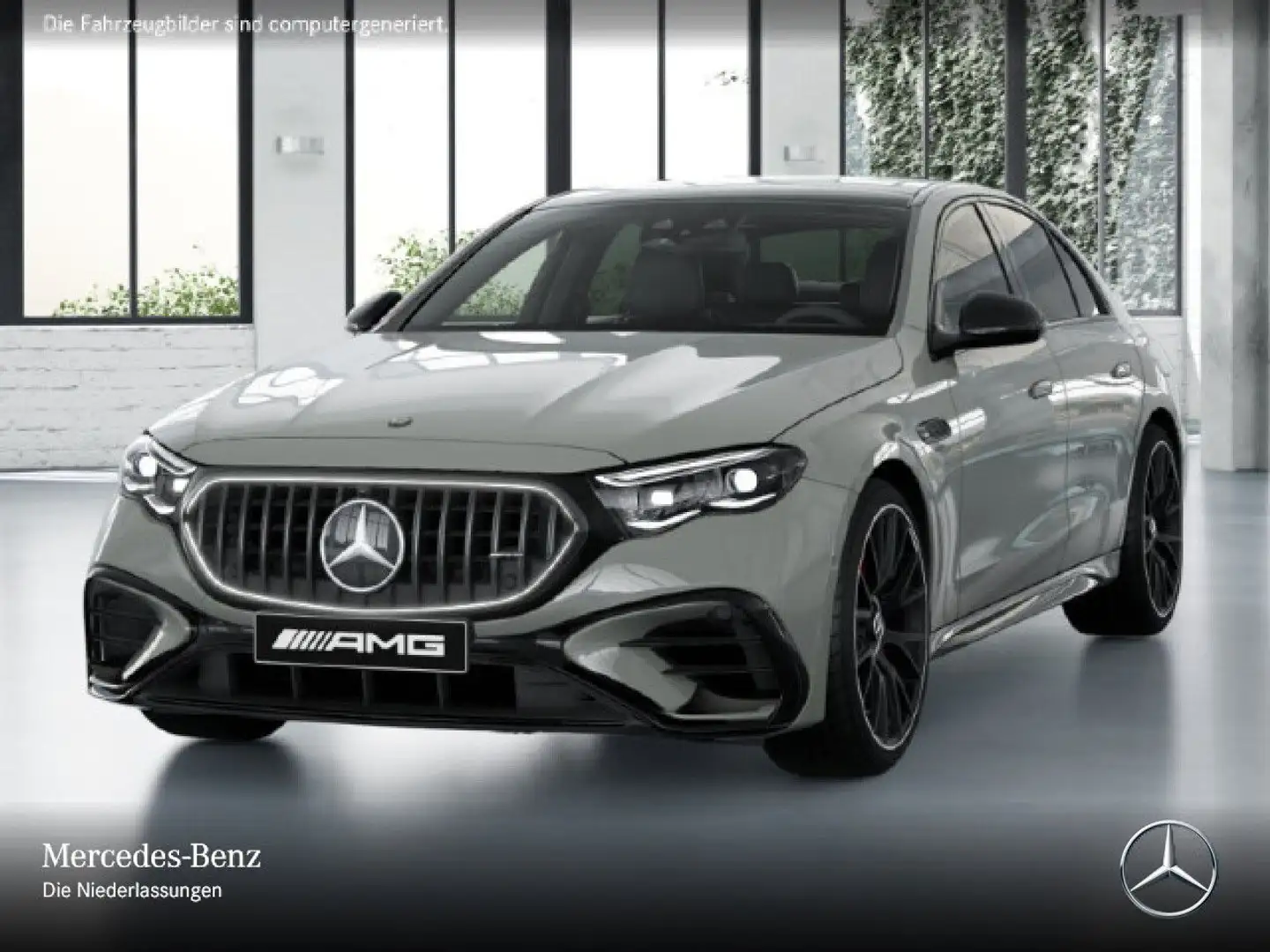 Mercedes-Benz E 53 AMG 4M Hybrid Driversp Fahrass Pano Burmester Grau - 2
