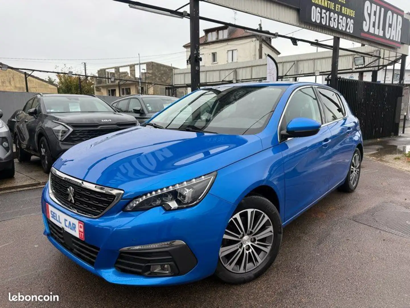 Peugeot 308 1.5 bluehdi 130 Allure Business EAT8 Bleu - 1