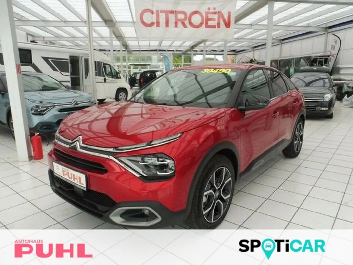 Citroen C4 e-C4 Shine Navi-Sitzh,360° Kamera,Rü+Frontwarner Rot - 1