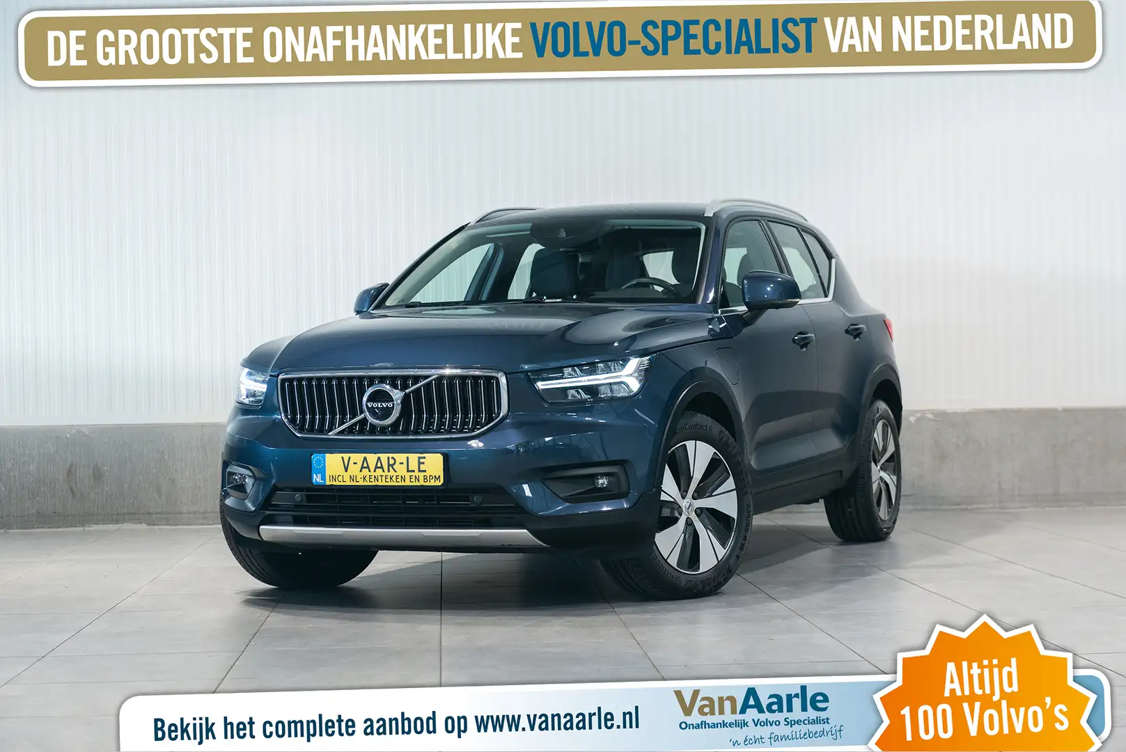 Volvo XC40 T5 Aut. Plug-in Hybrid Inscription 360Camera 262pk Blauw - 1