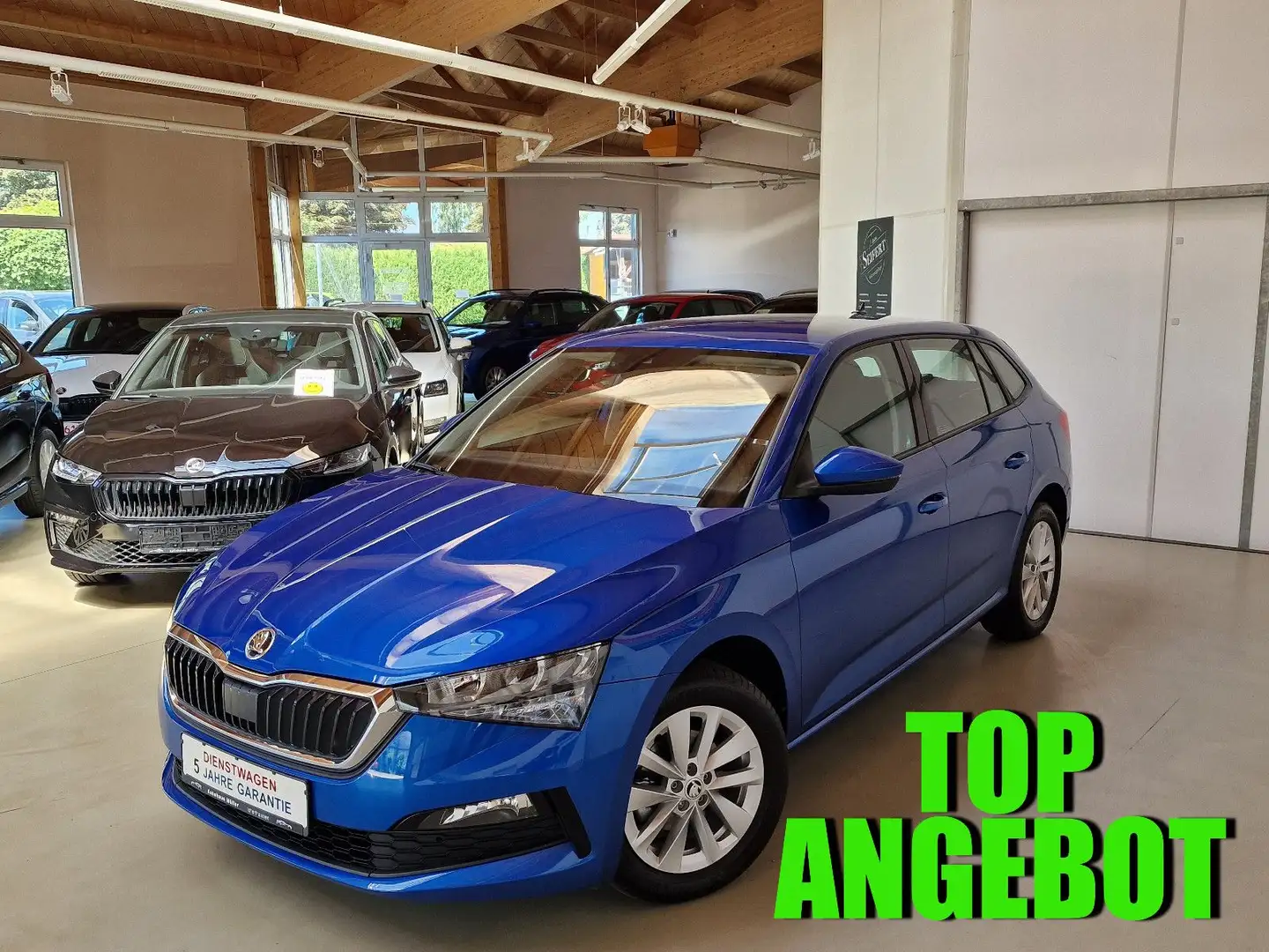 Skoda Scala Ambition Plus AHK 5J-GAR Climatic SHZ LED Blau - 1