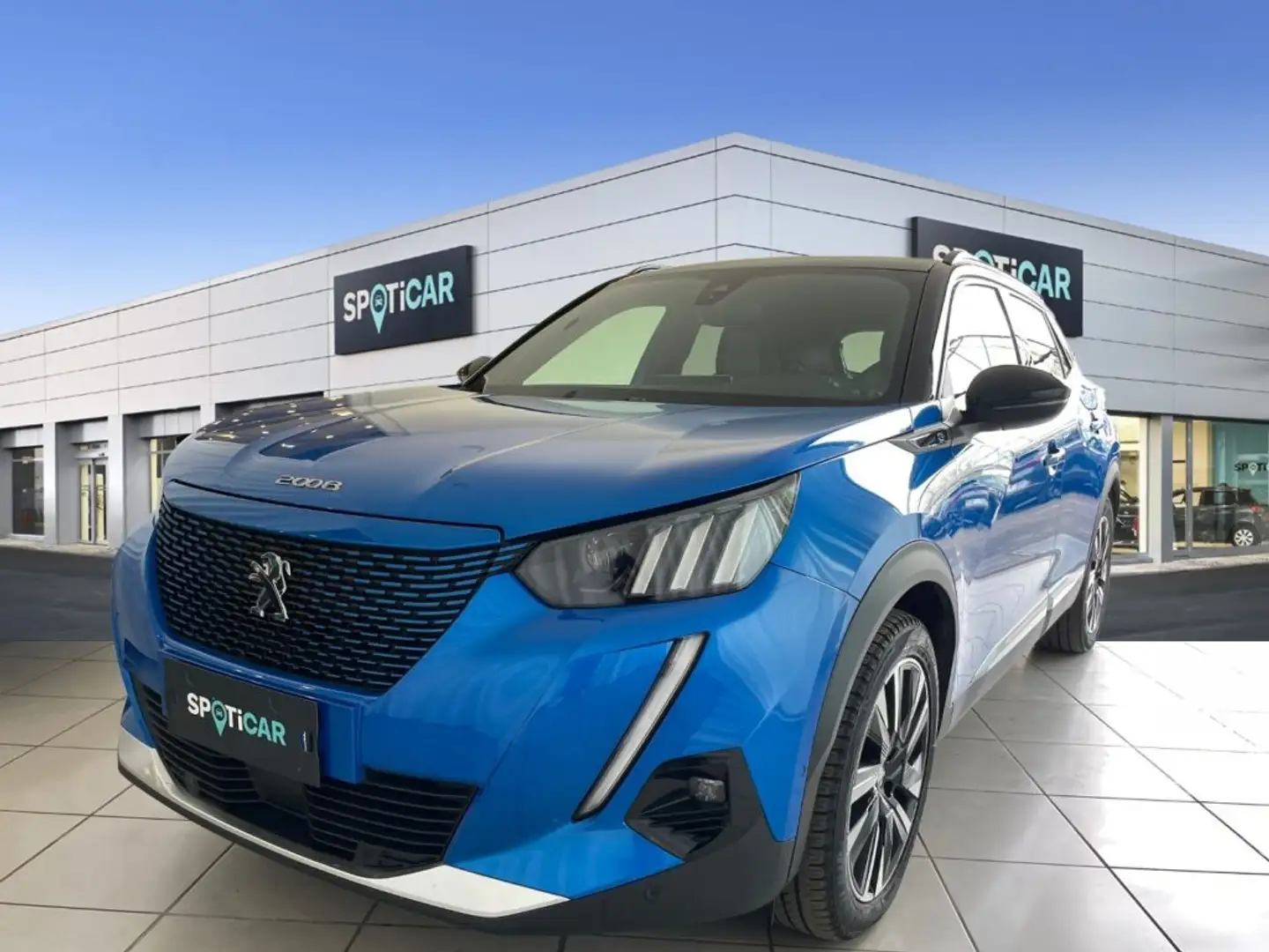 Peugeot 2008 motore elettrico 136 CV GT Line Blauw - 1