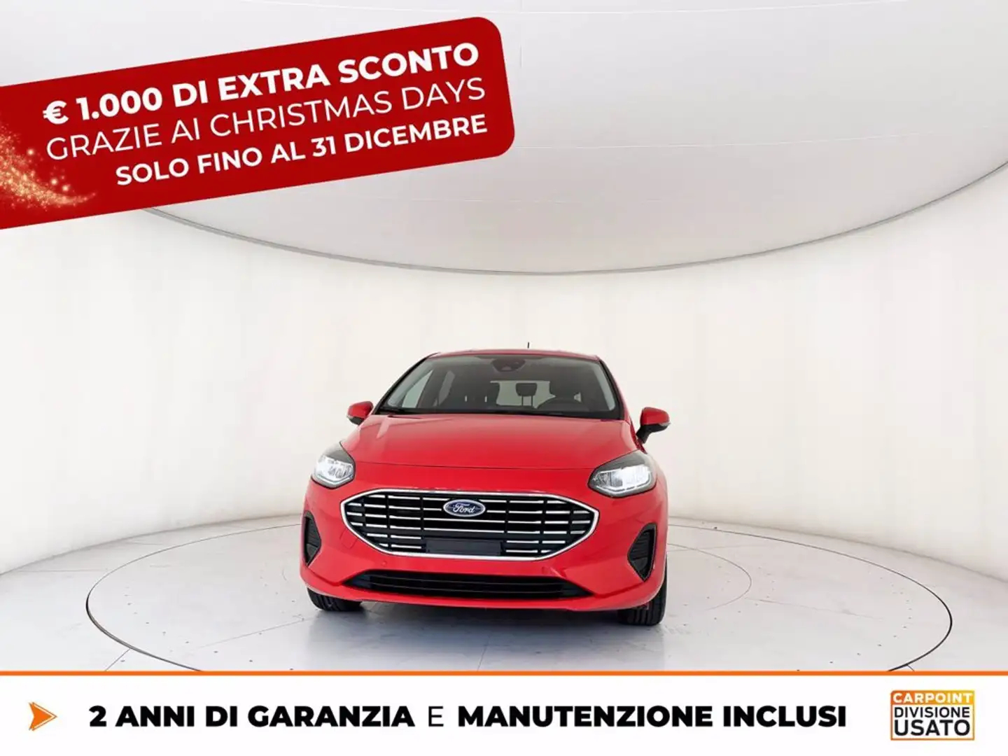 Ford Fiesta 5p 1.1 titanium gpl 75cv GPL Rood - 2