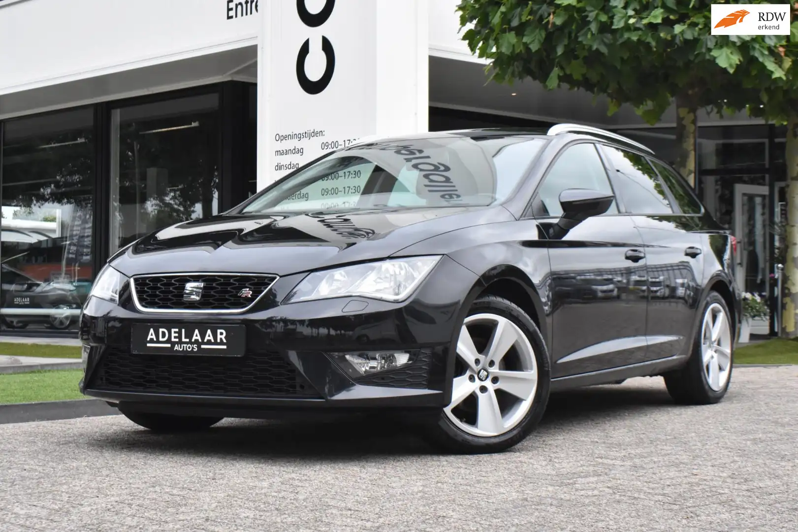SEAT Leon ST 1.4 TSI FR CRUISE, CLIMA, STOELVERWARMING Zwart - 1