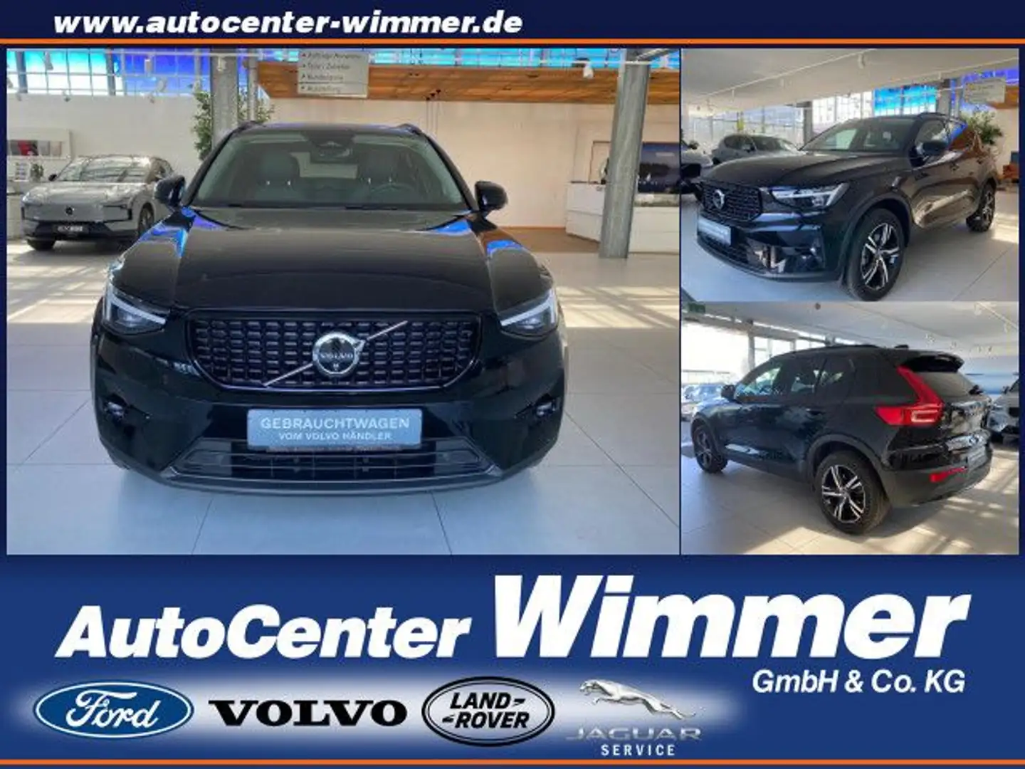 Volvo XC40 B3 B DKG Plus Dark Business + SD + el. AHK + Schwarz - 1