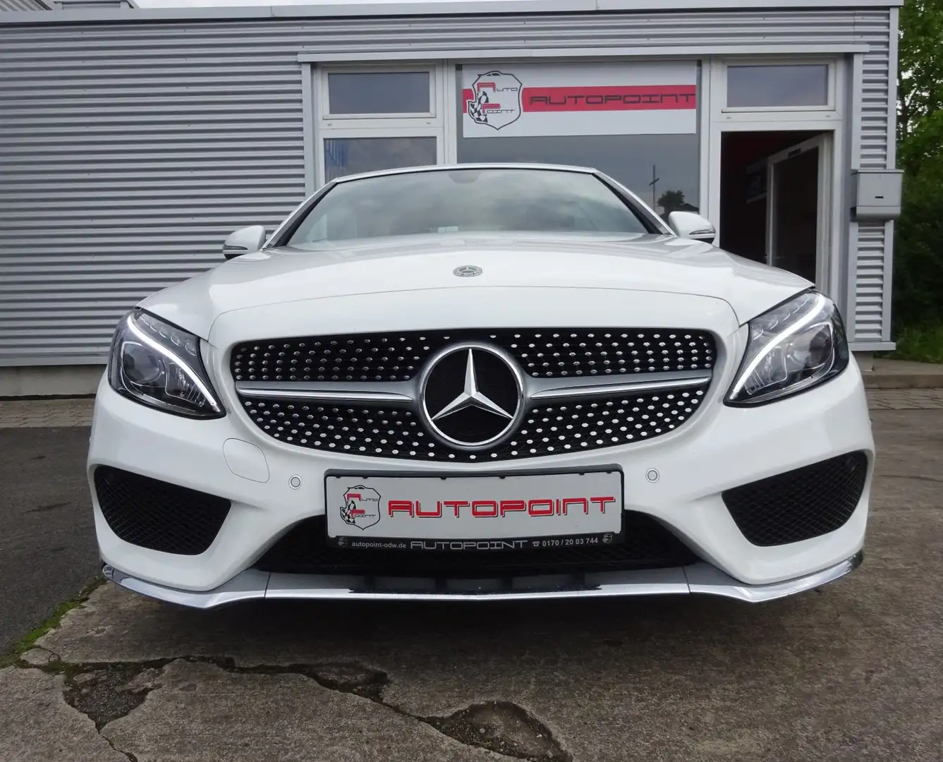 Mercedes-Benz C 180 CABRIO AMG-LINE NAVI KAMERA AIRSCARF LED Wit - 2