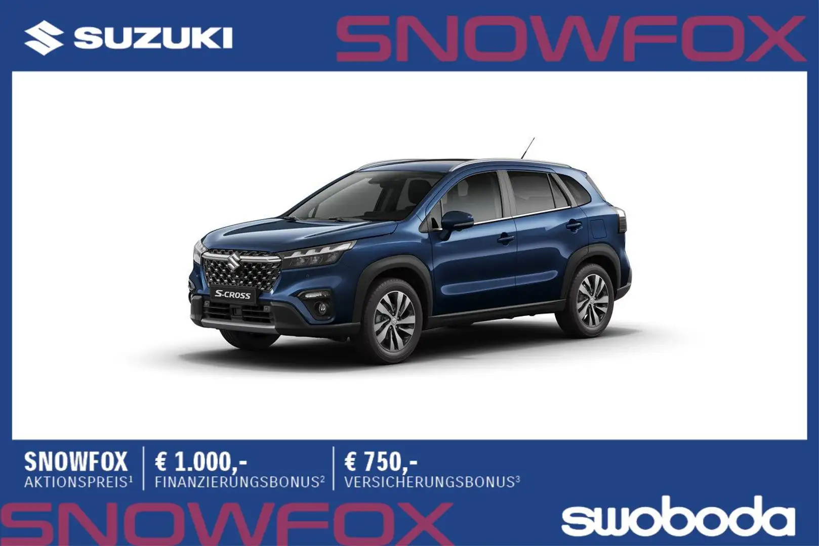 Suzuki S-Cross 1,4 Hybrid ALLGRIP flash Blau - 1