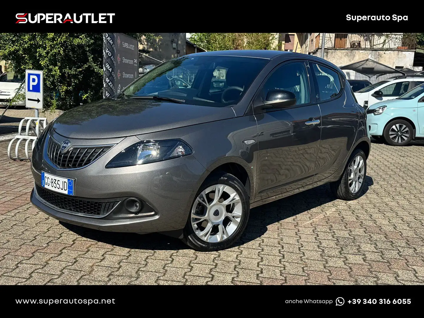 Lancia Ypsilon 1.2 69cv Gold Grijs - 1