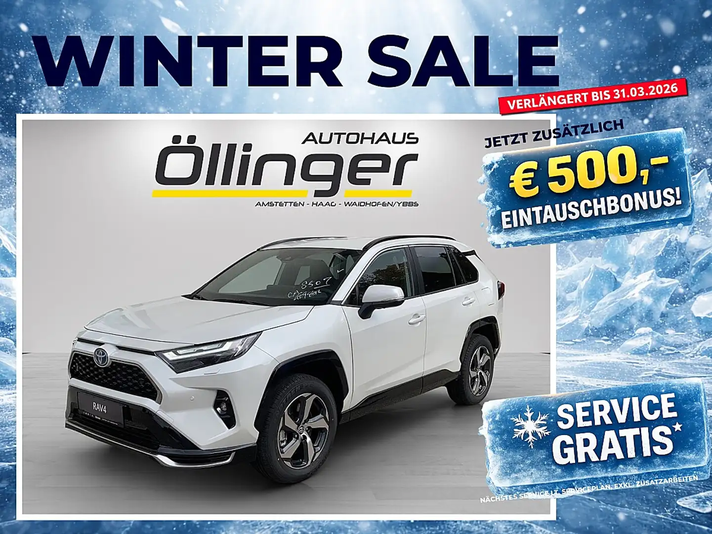 Toyota RAV 4 RAV4 2,5 Hybrid PHEV Active AWD PORMPT verfügbar!! Weiß - 1